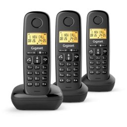 Teléfono inalámbrico Gigaset Basic 100 Trio DECT/GAP 3 auriculares