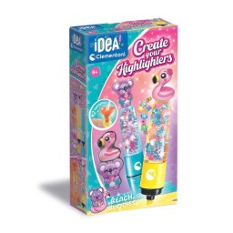 Kit de manualidades Clementoni Crée tes Fluos Summer Friends para niños