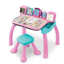 Centro de actividades musical VTech MagiBureau 6 en 1 Rosa 3-7 años