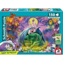 Puzzle Schmidt Spiele Pequeño Dragón 150 Piezas Paisaje Infantil 7 Años