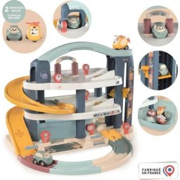 Garaje de juguete Smoby LS Little Grand Garage 3 niveles con accesorios