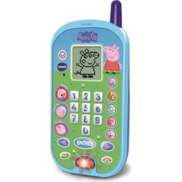 Teléfono Educativo Interactivo VTech Peppa Pig Pantalla LCD Para 2-5 Años
