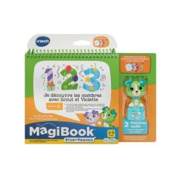 Libro actividades interactivo VTech MagiBook Story'Friends 32 páginas + figurina Scout