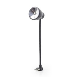 Lámpara USB LED Gembird NL-02 Negro con cuello flexible