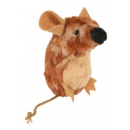 Juguete Peluche TRIXIE Mouse Gato Felpa Marrón 80 mm