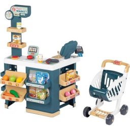 Supermercado de Juguete Smoby con Caja Registradora Electrónica y 42+ Accesorios