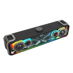 Altavoces Redragon GS817 inalámbricos 30W con iluminación RGB y Bluetooth