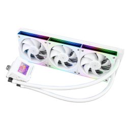 Refrigeración líquida Thermalright Frozen Warframe 360 3 ventiladores ARGB blanca