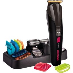 Cortapelos Multifunción Sencor SHP 7411BK Inalámbrico 120min 3-12mm 12 Accesorios Motor Silencioso