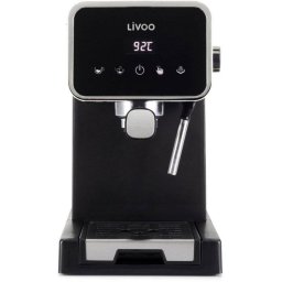 Cafetera Espresso Livoo DOD218N 1,5 L 20 bares con control táctil y vaporizador