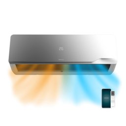 Aire Acondicionado Split 1x1 AirClima 12000 Wind Connected 3.000 Frigorías Inverter con Bomba de Calor WiFi Mando a Distancia