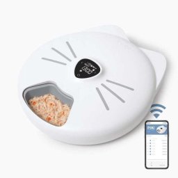 Comedero Automático Gatos Catit Pixi Smart Pantalla Táctil LCD Wi-Fi 2,4 GHz