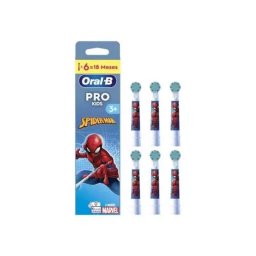 Cepillo de dientes oscilante rotativo Oral-B con 6 cabezales recambio blanco azul