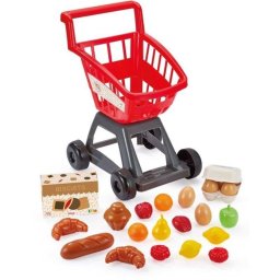Carrito de Compra Infantil Ecoiffier con 20 Alimentos para Uso Exterior