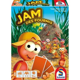 Juego de cartas familiar Schmidt Spiele Jam des Fourmis 65 cartas 2-4 jugadores 5+ años