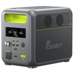 Estación de energía Fossibot F1200 1024Wh 7 puertos AC, USB LiFePO4 App Wi-Fi