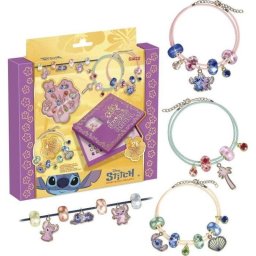 Kit de bisutería Lansay Stitch & Angel con brillo y charms