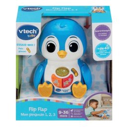 Juguete interactivo VTech Baby Flip Flap My Penguin 1-2-3 Números Música 9-36 meses