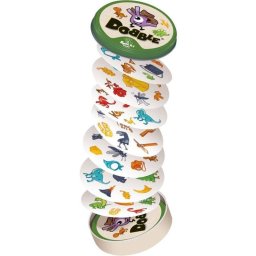Juego de Observación y Reflejos Asmodee Dobble Dinosaurios 55 Cartas Lata