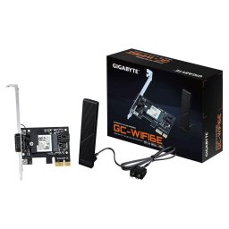 Tarjeta de red Gigabyte GC-WIFI6E PCI Express 4.0 x1 Wi-Fi 6E Bluetooth 5.2 1200 Mbps