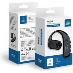 Auriculares Blue Star Premier Hook inalámbricos Bluetooth mono con micrófono negro