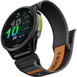 Pulsera deportiva Spigen Athlex Air Negro/Naranja para Garmin Fenix 5 22 mm