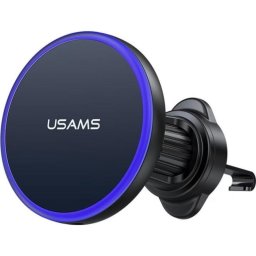 Soporte magnético Usams 15W carga inalámbrica para coche