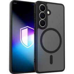 Funda para móvil 3MK Misty MagCase Backcover PC TPU Negra con protección para Samsung Galaxy S26+