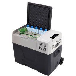 Nevera Portátil Compresor 30l Frigorífico Congelador, Voltaje 12v/24v/220v, Mini Nevera Para Coche, Camping Y Picnic
