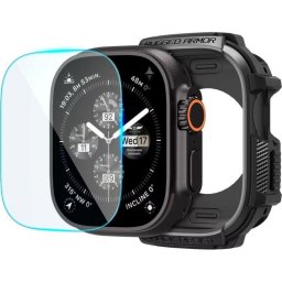 Funda Spigen Rugged Armor Apple Watch Ultra con Vidrio Templado