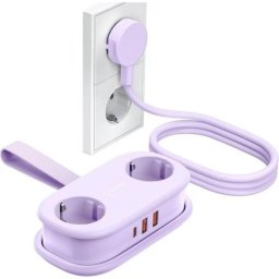 Regleta Orico AP3 5 Tomas USB-A USB-C con protección y cable plegable