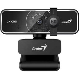 Webcam Genius 32200012400 2K 60 FPS Autofocus Micrófono Mono Negra
