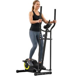 Sportnow Bicicleta Elíptica Para Casa Silenciosa Con 8 Niveles De Resistencia