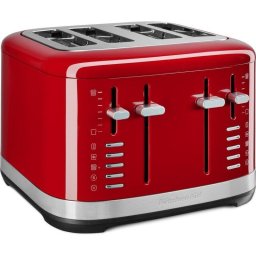 Tostador KitchenAid 5KMT4109EER 4 ranuras Rojo Acero inoxidable