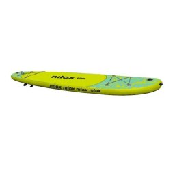 Tabla de paddle surf Nilox NXWTRSUP 335 cm PVC inflable verde y amarillo