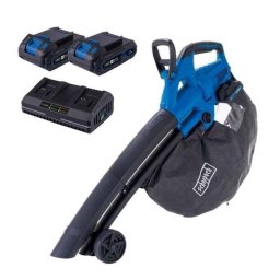 Soplador y aspirador Scheppach BC-BLV720-X inalámbrico 4 en 1 40V 210 km/h 720 m³/h