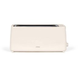 Tostador de ranura larga Livoo DOD168C 900 W 7 niveles de tostado 3 funciones LED Beige