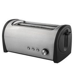 Tostadora Küken 33622 4 rebanadas 2 ranuras largas 1400W Acero inoxidable
