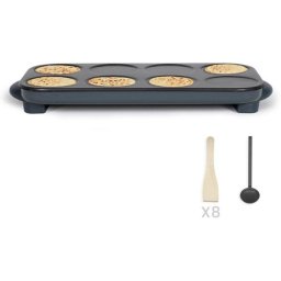 Plancha para crêpes Livoo DOC186G 8 mini crêpes 1500 W antiadherente