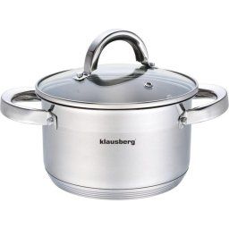 Olla Klausberg KB-7130 de 32 cm acero inoxidable 14L para inducción y lavavajillas
