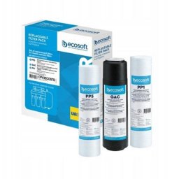 Kit de filtros para ósmosis inversa Ecosoft CPV3ECOSTD 3 etapas compatible RO5-RO8