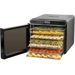 Deshidratador de alimentos Sencor SFD7750SS 7 bandejas metálicas 600 W flujo de aire horizontal
