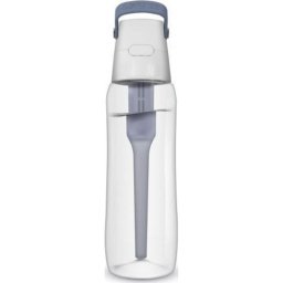 Botella filtrante Dafi Solid 700 ml gris con filtro de carbón activado