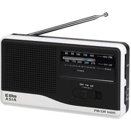 Radio Eltra Asia Analógica FM/LW Portátil con Batería y Red