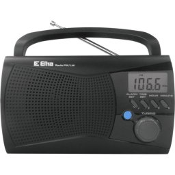 Radio portátil Eltra Kinga 2 FM/LW con reloj y toma de auriculares