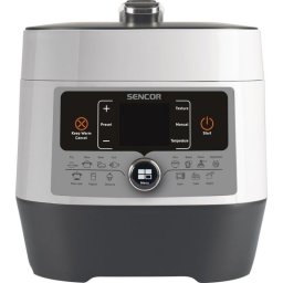 Olla programable Sencor SPR 3600WH 5,5 L 1000 W 14 programas blanca y negra
