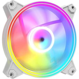Refrigeración aire Modecom 120 mm ARGB PWM Blanco Volcano Apex Reverse