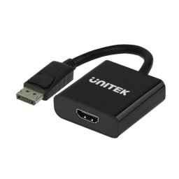 Adaptador de vídeo Unitek Y-5118DA DisplayPort a HDMI 1080p