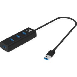 Hub Krux 4 puertos USB 3.0 5 Gb/s modelo KRX0050 activo y pasivo