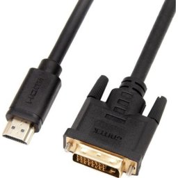 Adaptador Unitek C1271BK-2M Bidireccional HDMI a DVI-D 2 metros